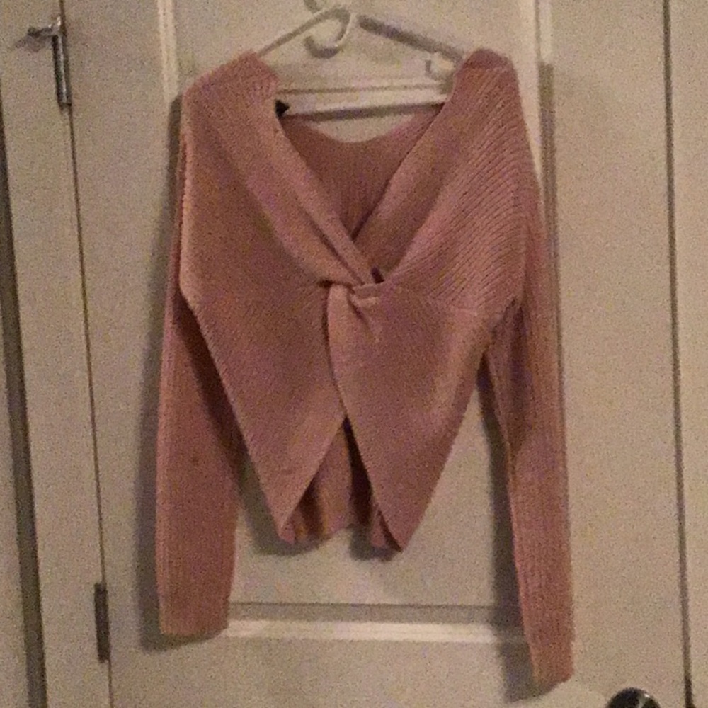 Pink sweater